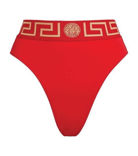 womens versace swim|Versace high waisted bikini bottom.